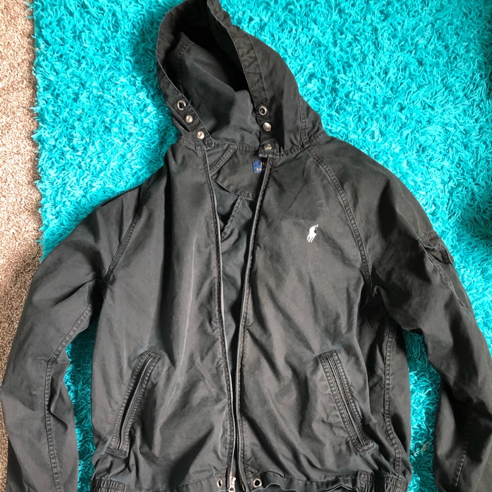 a black polo Ralph Lauren